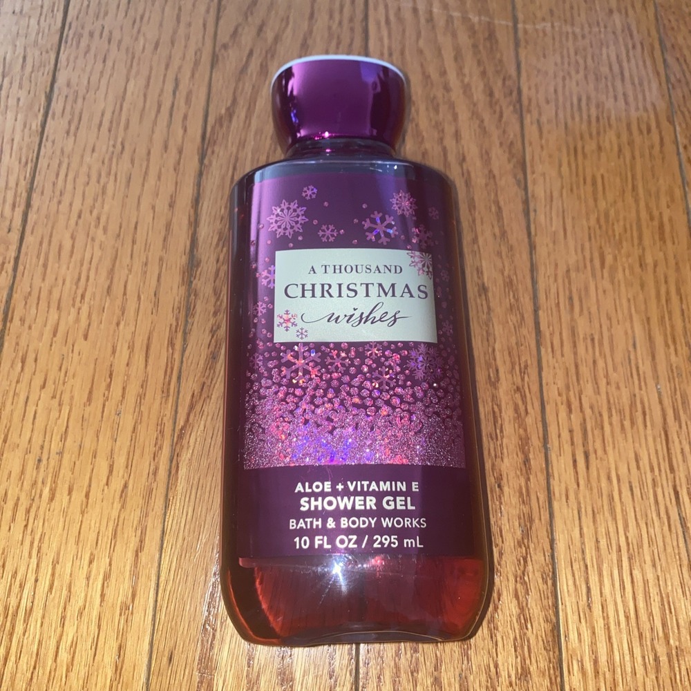 BATH & BODY WORKS A Thousand CHRISTMAS Wishes SHOWER GEL BODY WASH 10 FL OZ